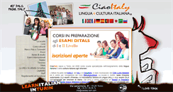 Desktop Screenshot of ciaoitaly-turin.com