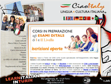 Tablet Screenshot of ciaoitaly-turin.com